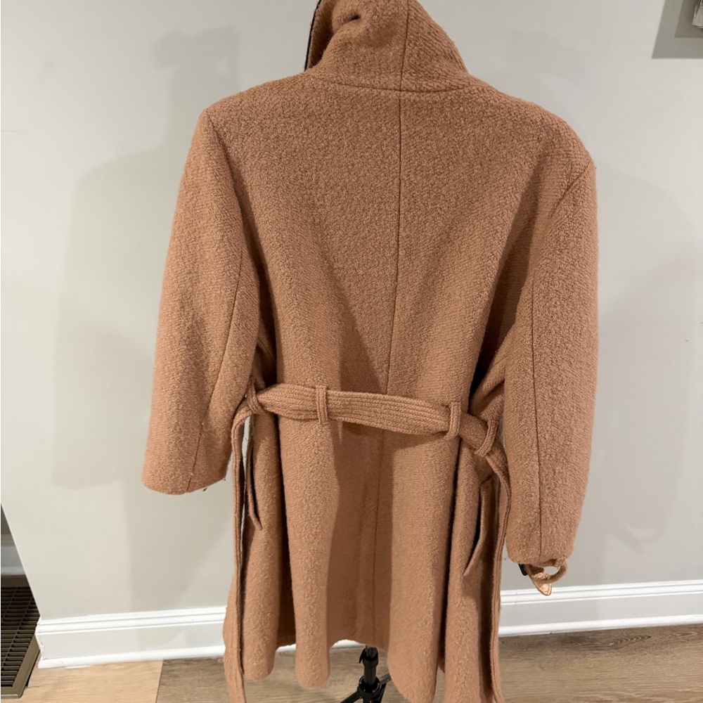Bebe Women's Cozy Tan Teddy Coat - Picture 7 of 7